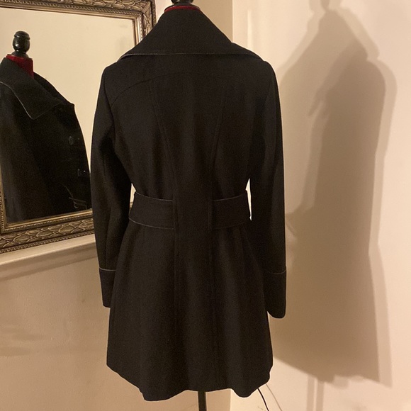 MACYS I.N.C BLACK PEACOAT IN SIZE MEDIUM. - Picture 4 of 6